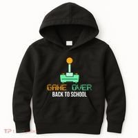 Game Over Back To School Gaming Kids Hoodie thumb 0