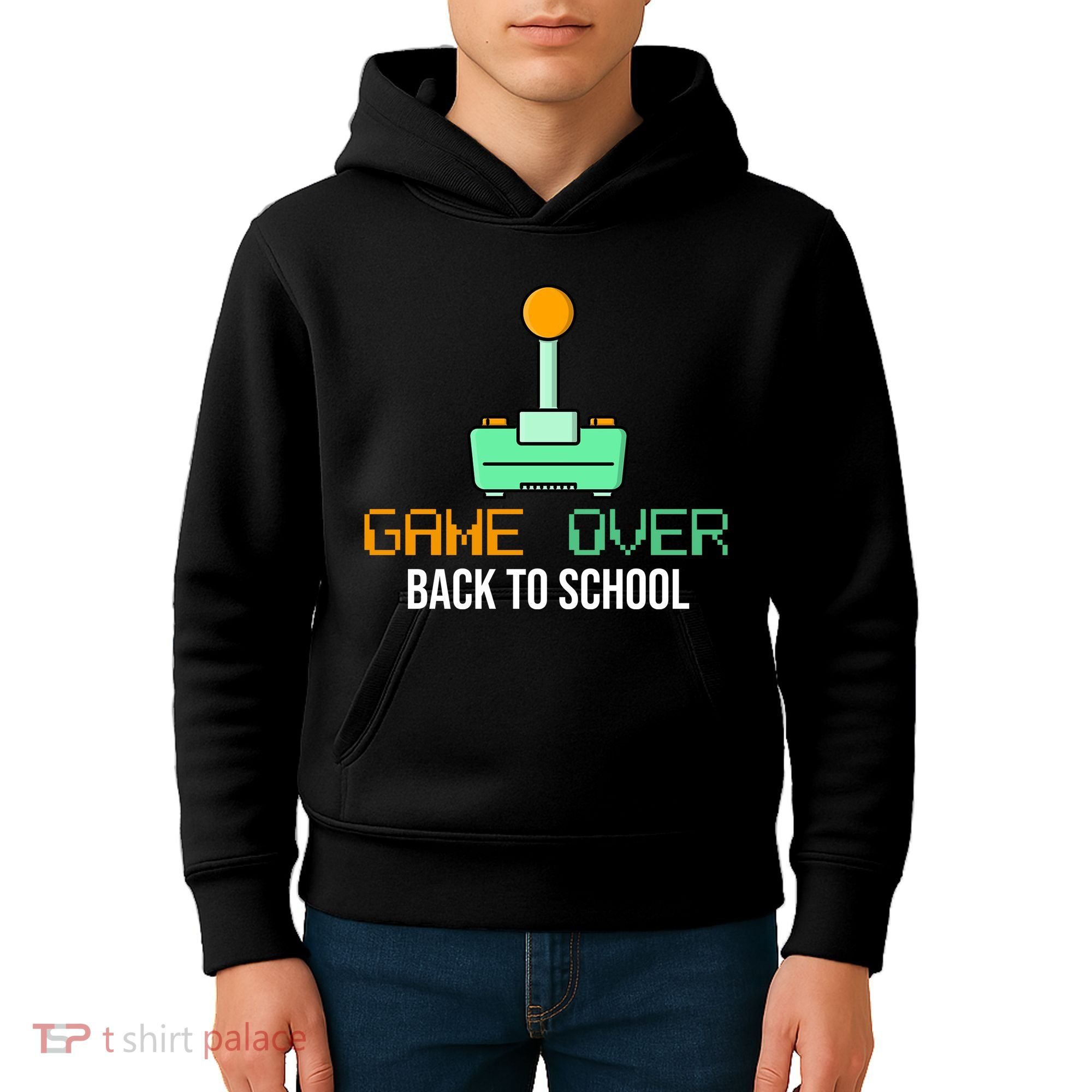 Game Over Back To School Gaming Kids Hoodie
