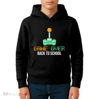 Game Over Back To School Gaming Kids Hoodie thumb 4
