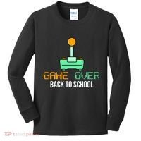Game Over Back To School Gaming Kids Long Sleeve Shirt thumb 0