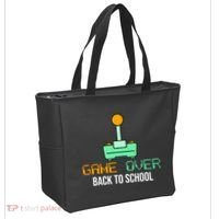 Game Over Back To School Gaming Tote Bag thumb 2