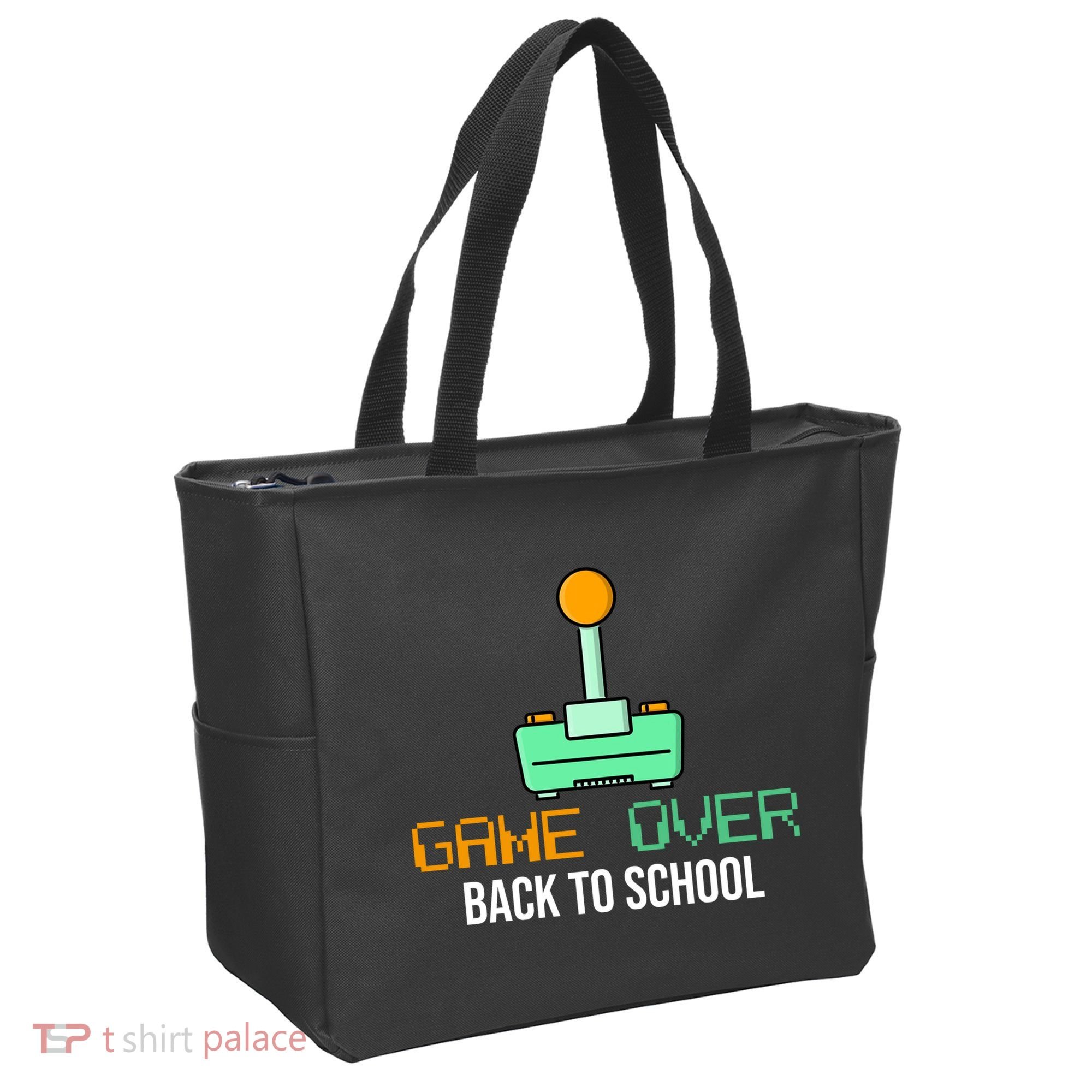 Game Over Back To School Gaming Tote Bag