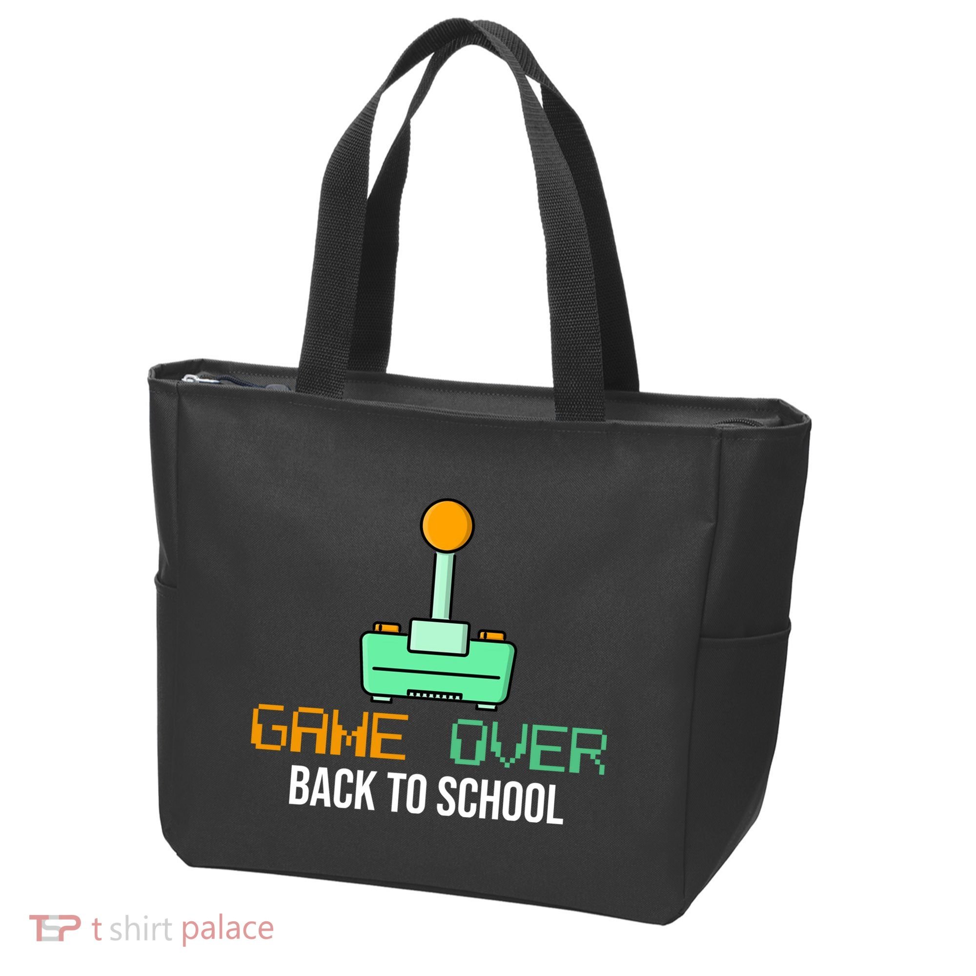 Game Over Back To School Gaming Tote Bag