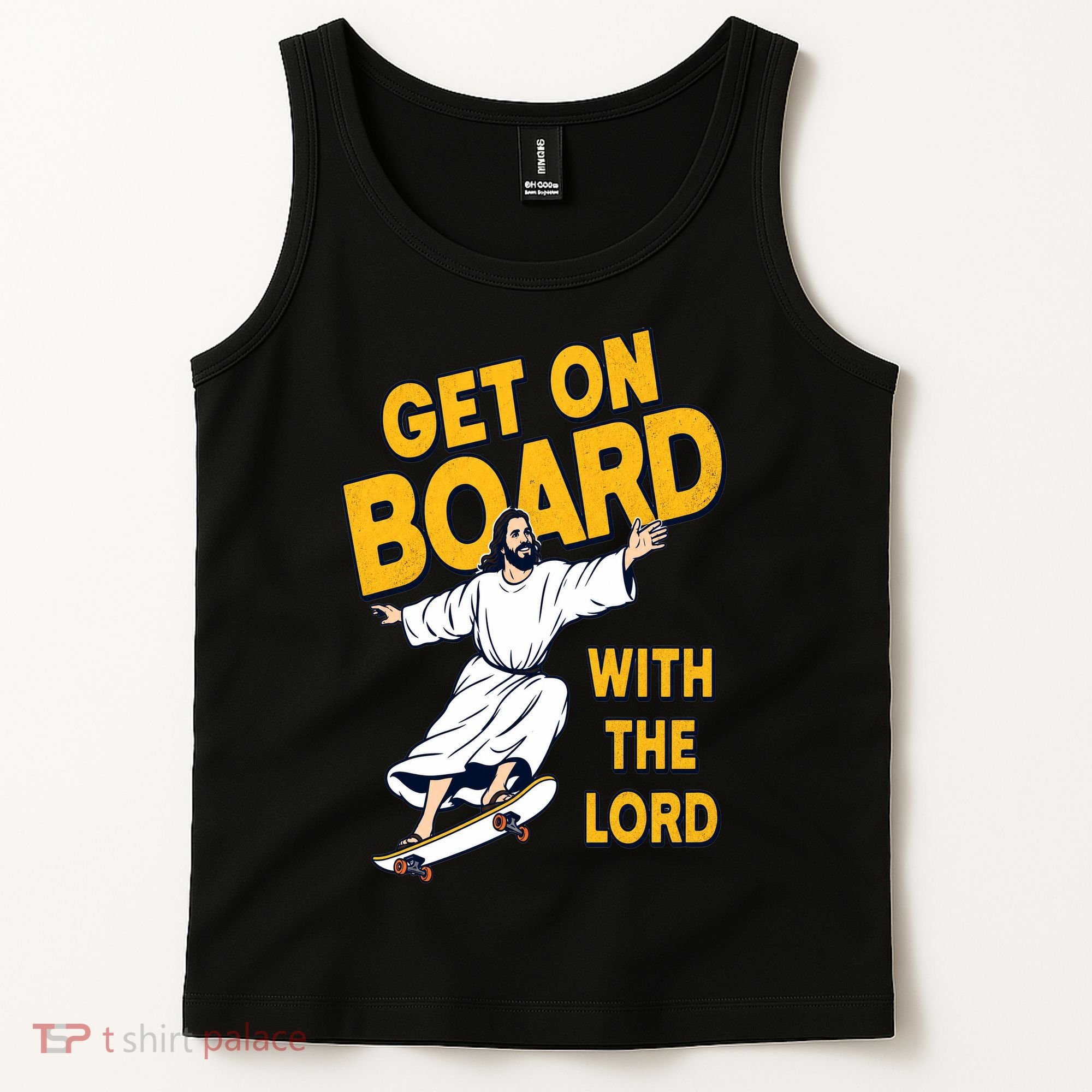 Get On Board With The Lord Skateboarding Tank Top