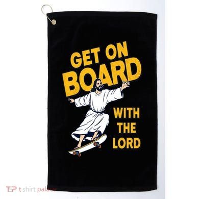 Get On Board With The Lord Skateboarding Golf Towel