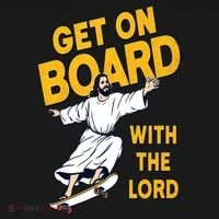 Get On Board With The Lord Skateboarding Women's T-Shirt thumb 6