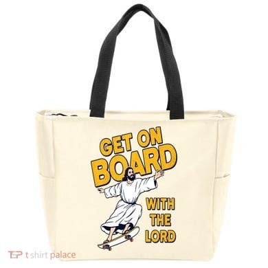 Get On Board With The Lord Skateboarding Tote Bag