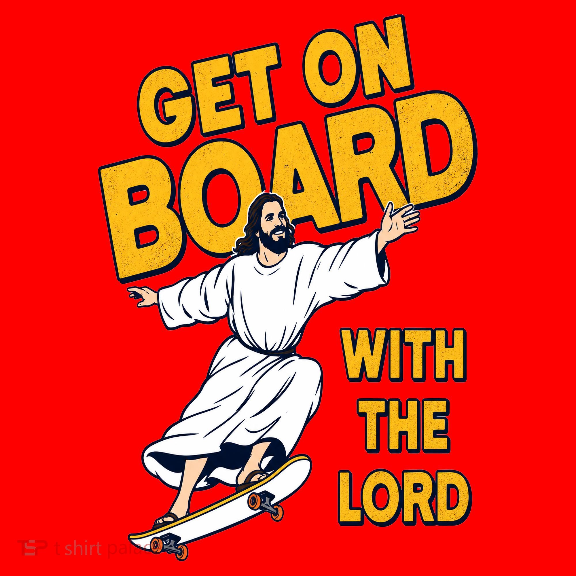 Get On Board With The Lord Skateboarding Santa Hat