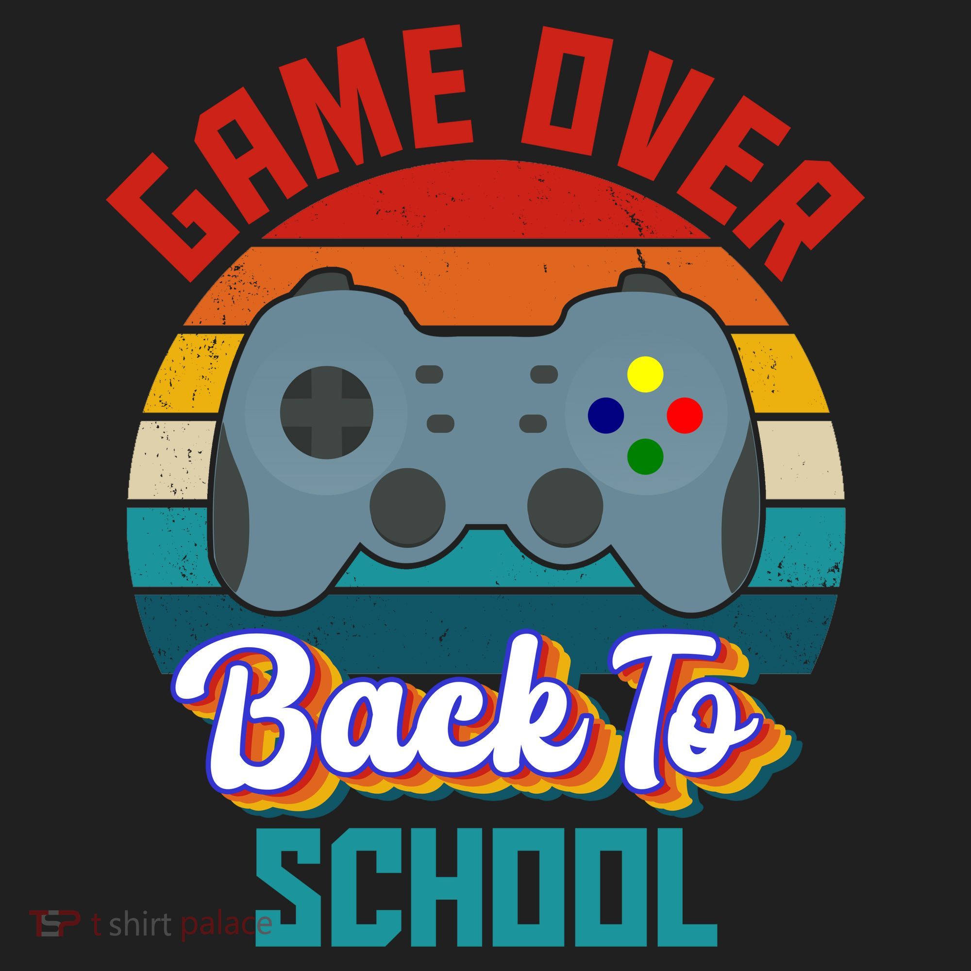 Game Over Back To School Funny Gamer Women's Sweatshirt