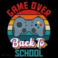 Game Over Back To School Funny Gamer Coaster thumb 2