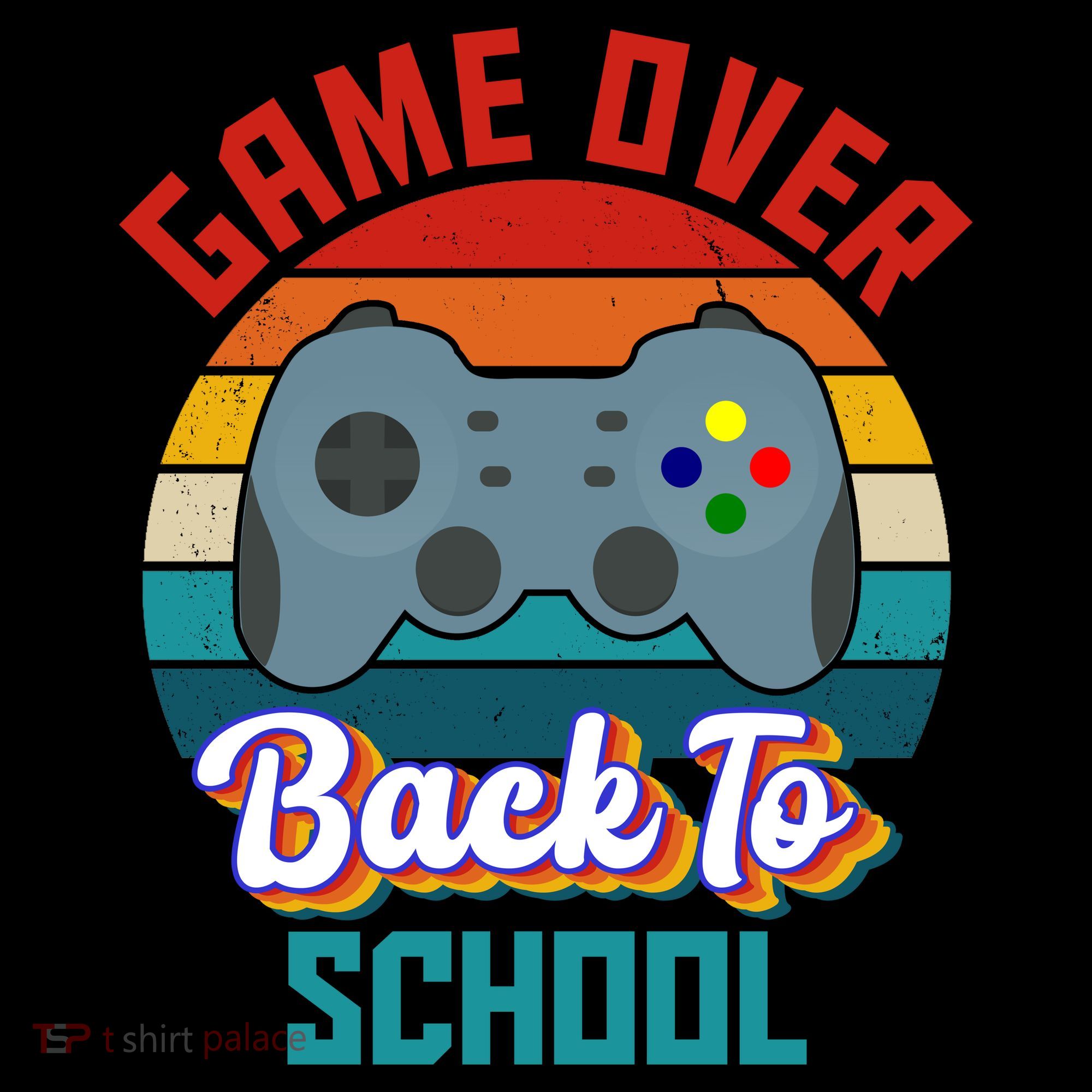 Game Over Back To School Funny Gamer Coaster