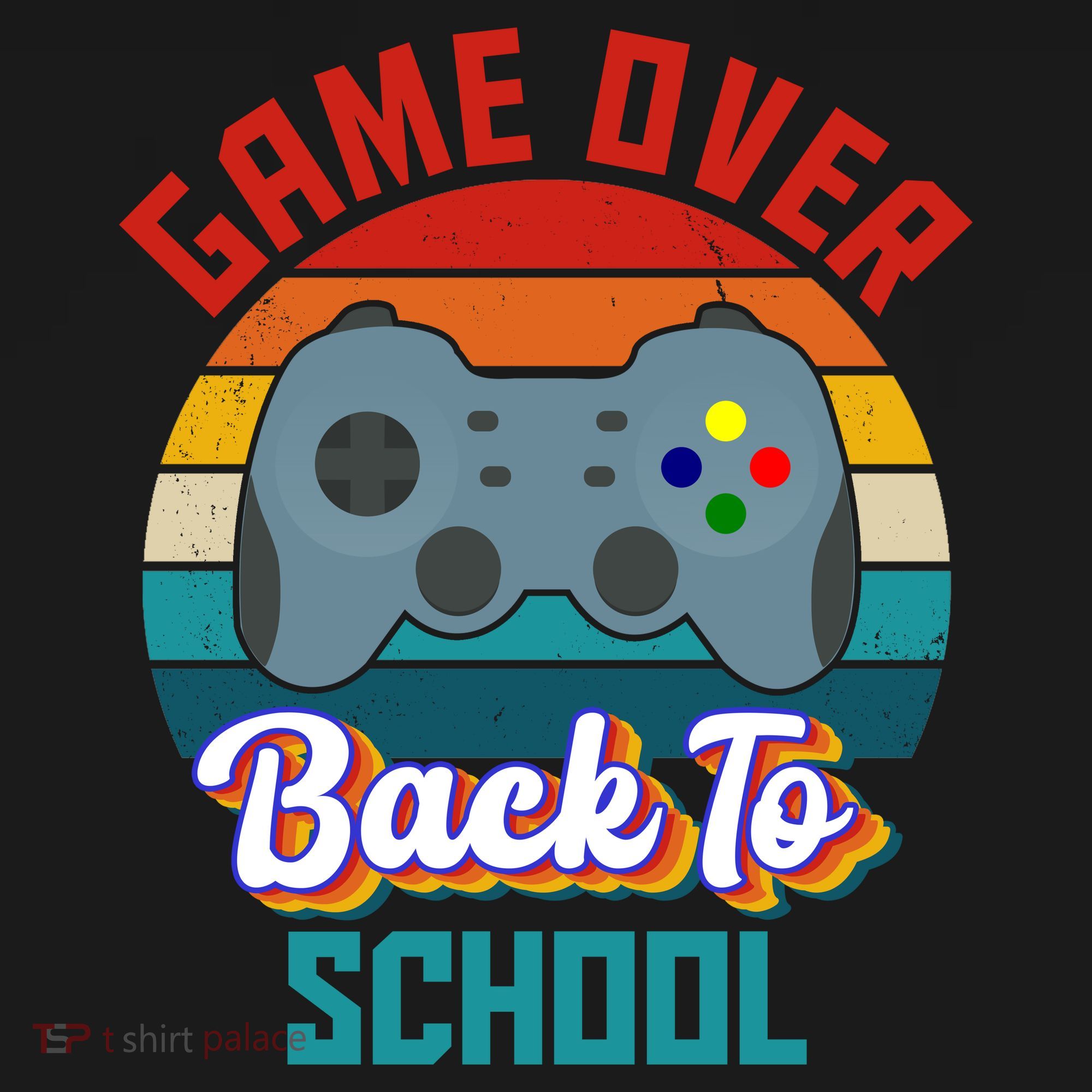 Game Over Back To School Funny Gamer Toddler Hoodie