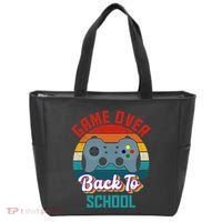 Game Over Back To School Funny Gamer Tote Bag thumb 0