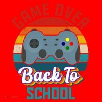Game Over Back To School Funny Gamer Santa Hat thumb 1