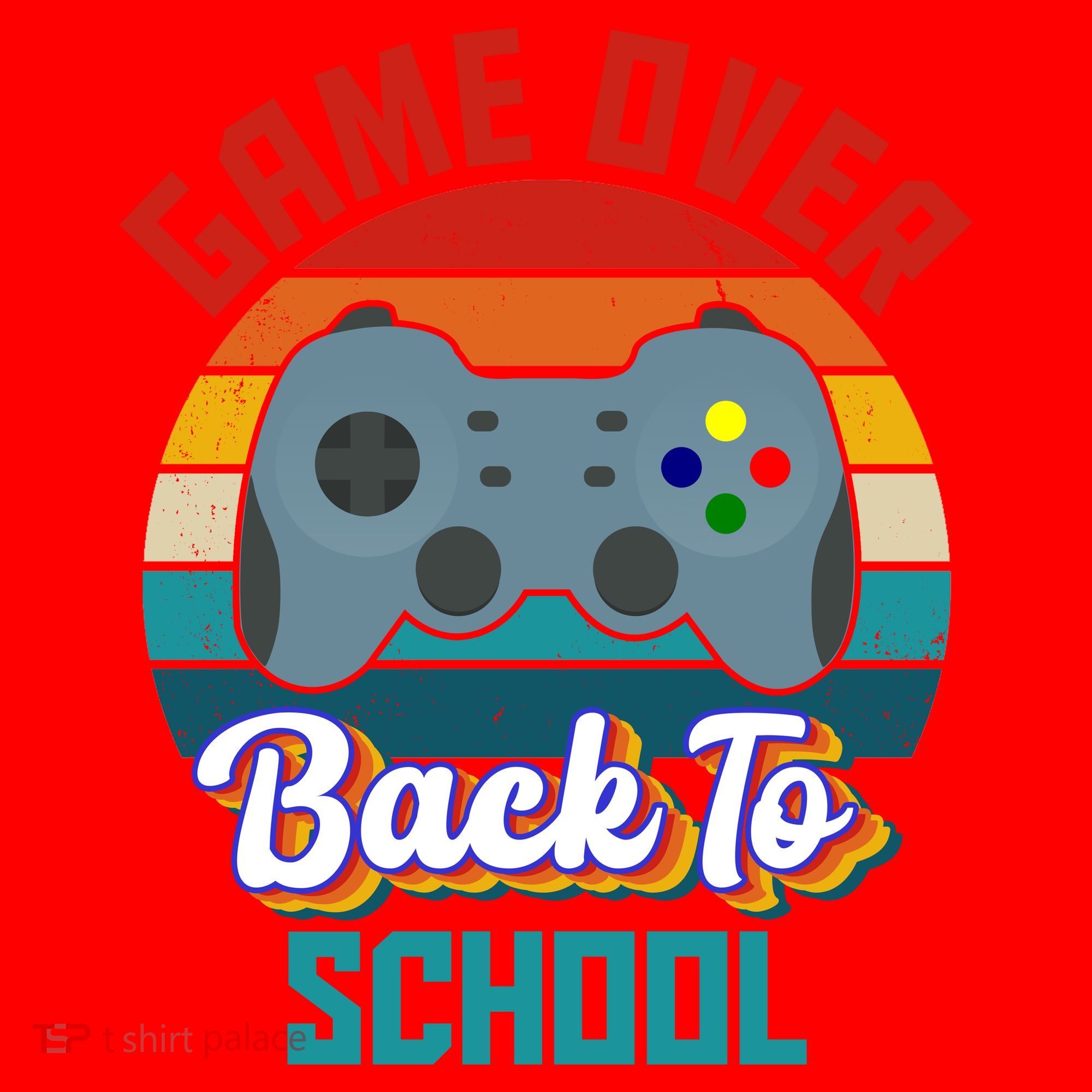 Game Over Back To School Funny Gamer Santa Hat