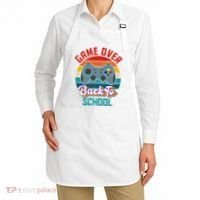 Game Over Back To School Funny Gamer Apron thumb 2