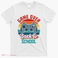 Game Over Back To School Funny Gamer T-Shirt thumb 0