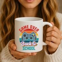 Game Over Back To School Funny Gamer Coffee Mug thumb 3