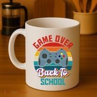 Game Over Back To School Funny Gamer Coffee Mug thumb 4