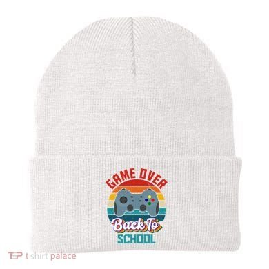Game Over Back To School Funny Gamer Beanie