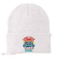 Game Over Back To School Funny Gamer Beanie thumb 0