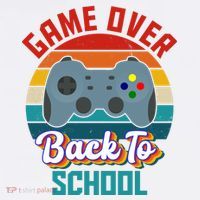 Game Over Back To School Funny Gamer Beanie thumb 2