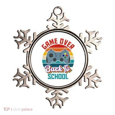 Game Over Back To School Funny Gamer Ornament