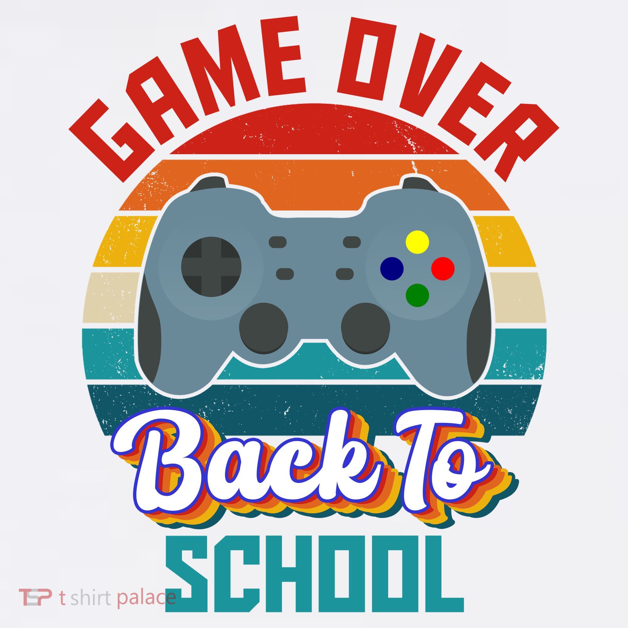Game Over Back To School Funny Gamer Women's Tank Top