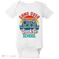 Game Over Back To School Funny Gamer Baby Bodysuit thumb 0