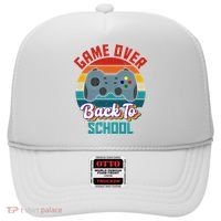 Game Over Back To School Funny Gamer Hat thumb 0