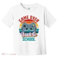 Game Over Back To School Funny Gamer Toddler T-Shirt thumb 0