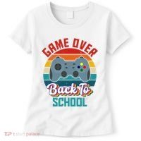 Game Over Back To School Funny Gamer Women's T-Shirt thumb 0