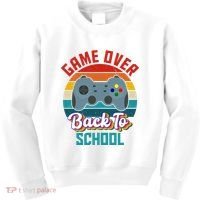 Game Over Back To School Funny Gamer Kids Sweatshirt thumb 0