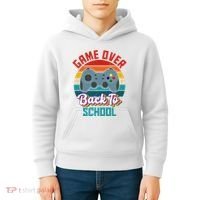 Game Over Back To School Funny Gamer Kids Hoodie thumb 4