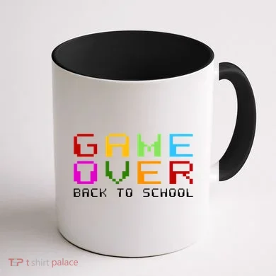 Game Over Back To School Coffee Mug back