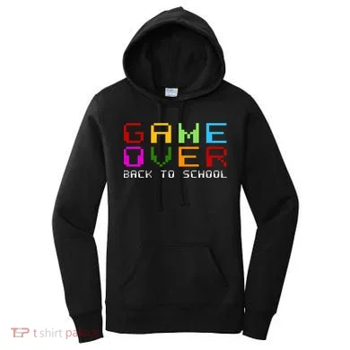 Game Over Back To School Women's Hoodie