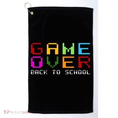 Game Over Back To School Golf Towel