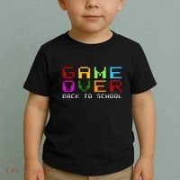 Game Over Back To School Toddler T-Shirt thumb 2