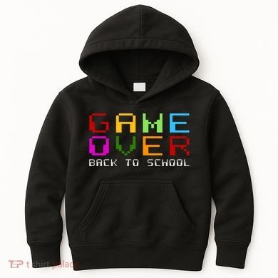 Game Over Back To School Kids Hoodie