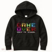 Game Over Back To School Kids Hoodie thumb 0
