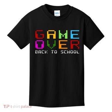 Game Over Back To School Kids T-Shirt