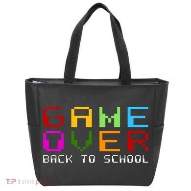 Game Over Back To School Tote Bag