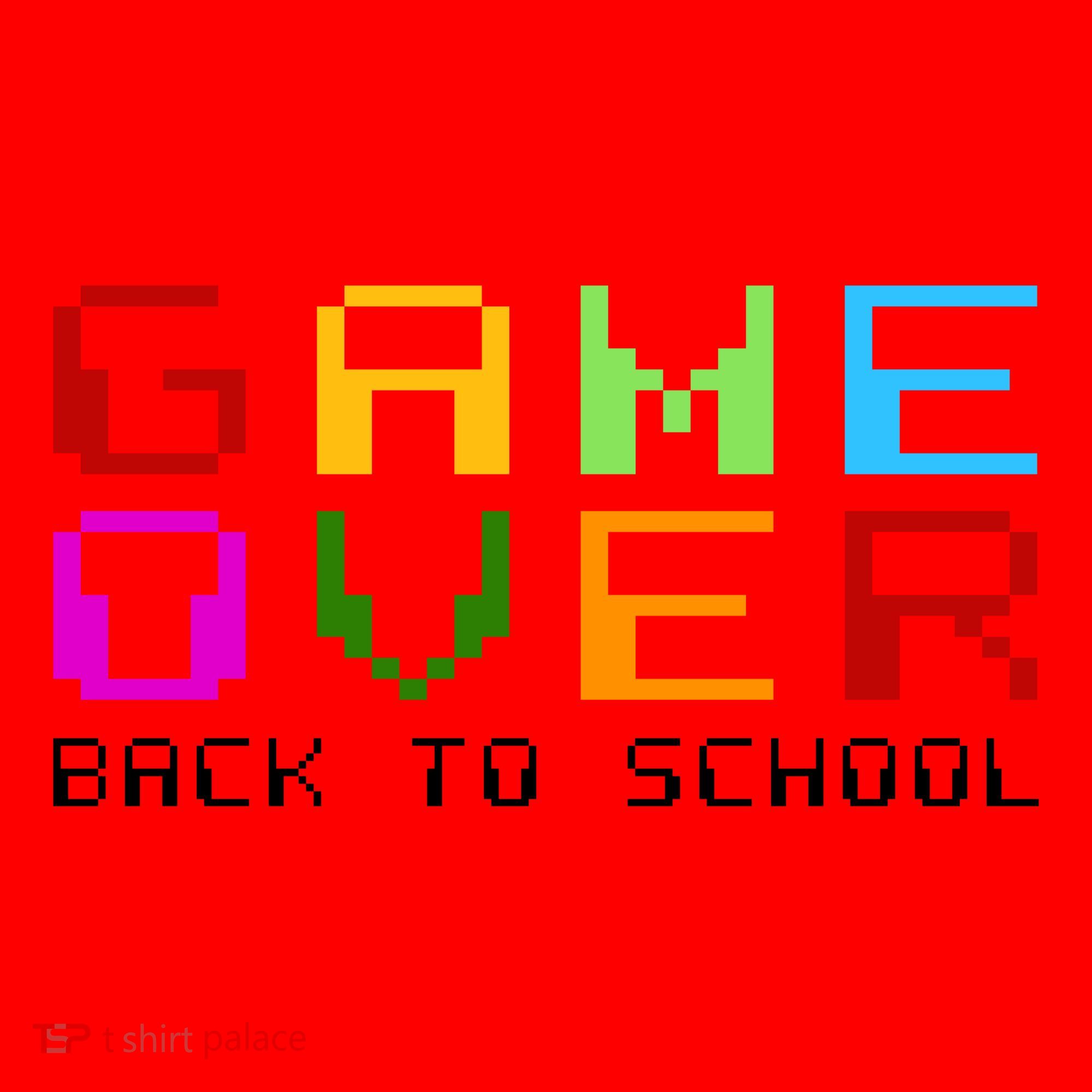Game Over Back To School Santa Hat