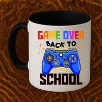 Game Over Back To School Funny Coffee Mug thumb 2