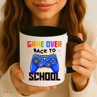 Game Over Back To School Funny Coffee Mug thumb 3