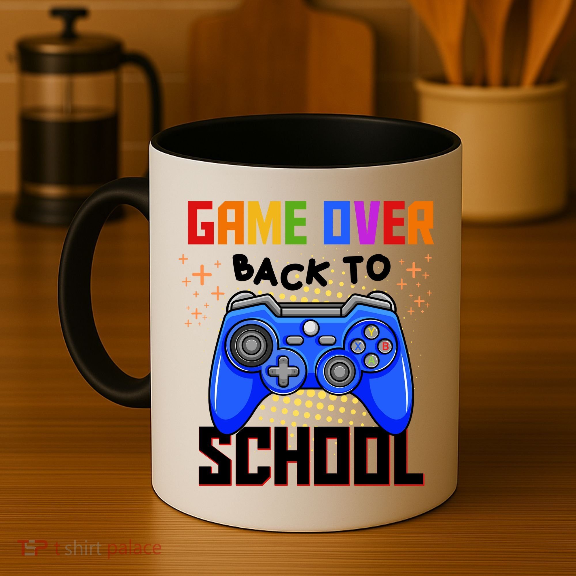Game Over Back To School Funny Coffee Mug