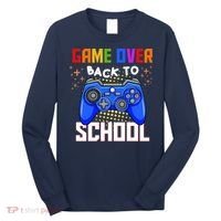 Game Over Back To School Funny Long Sleeve Shirt thumb 0