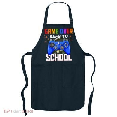 Game Over Back To School Funny Apron