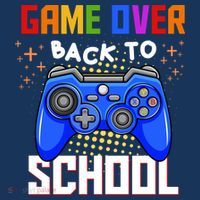Game Over Back To School Funny Coaster thumb 2