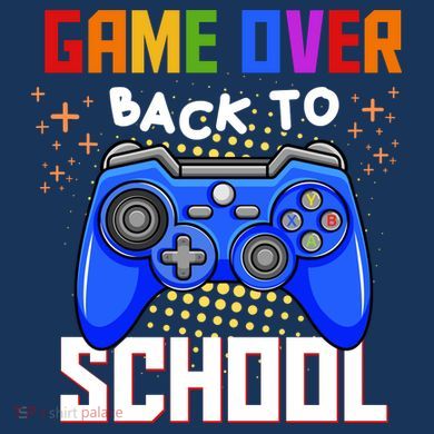 Game Over Back To School Funny Baby Long Sleeve Bodysuit